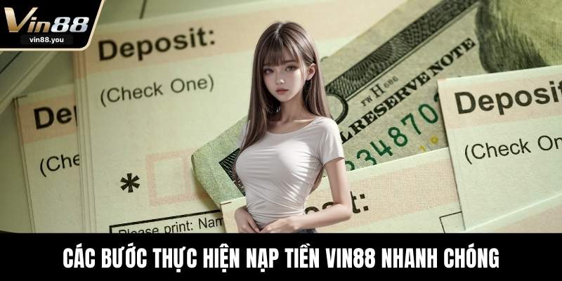 Các bước thực hiện nạp tiền VIN88 nhanh chóng